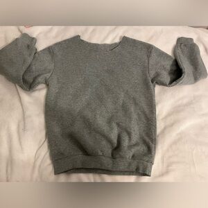 Plain Off shoulder crew neck